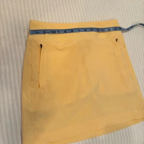 Athleta Womens Athletic Skort Built in Shorts Orange Pastel Color Size 2 - Picture 7 of 8
